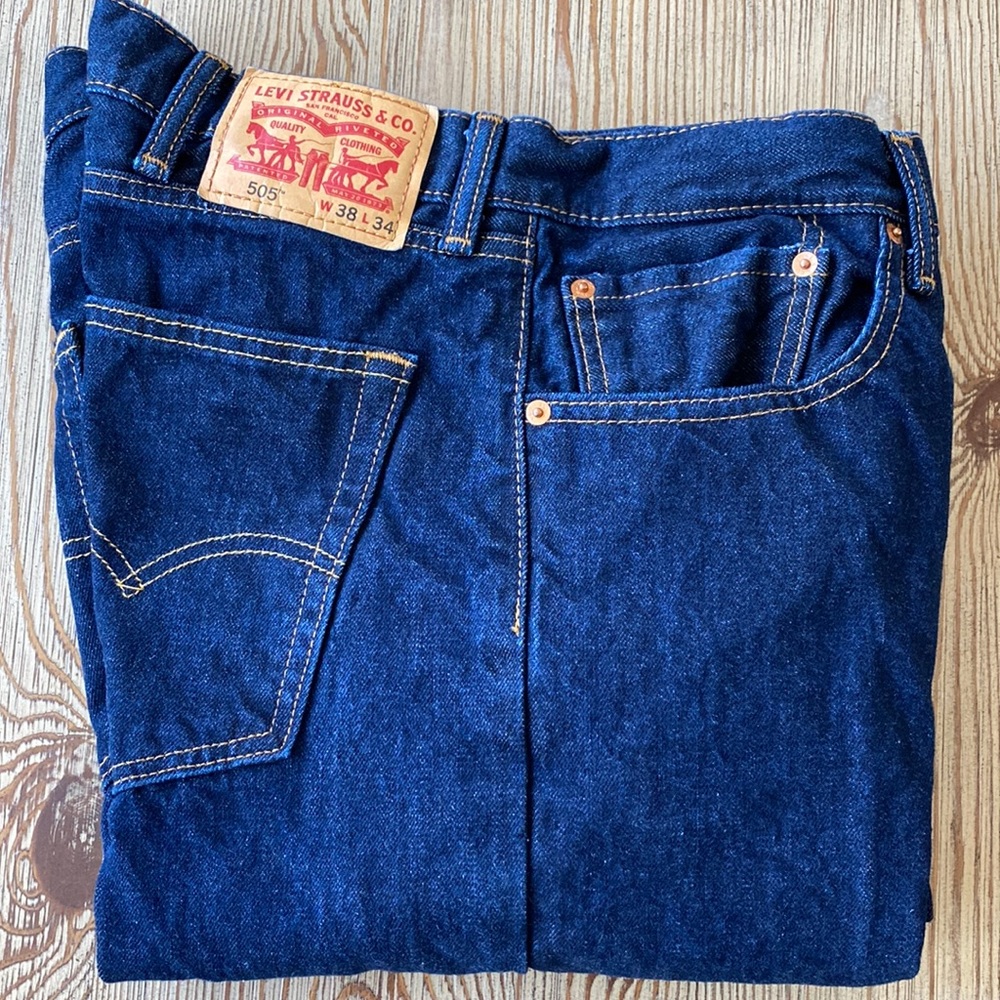 Levi’s 505 Dark Wash Men’s 38x34